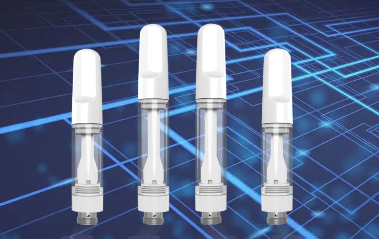 1ml Quartz Core Ceramic Slim Cartridge (Box of 100)